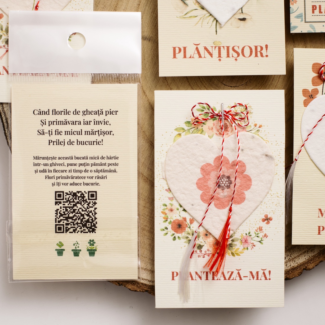 Set 20 martisoare plantabile - bijuterii - mărțișor - Artynos.ro