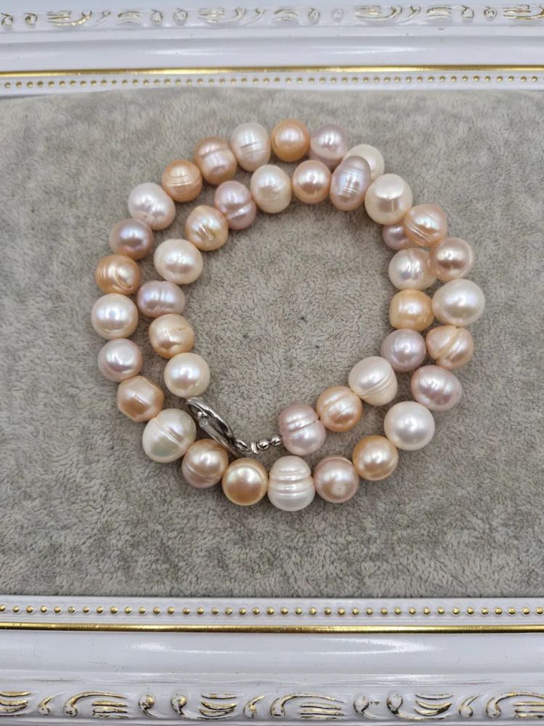 Colier Perle naturale Inox - bijuterii - coliere - coliere din perle - Artynos.ro