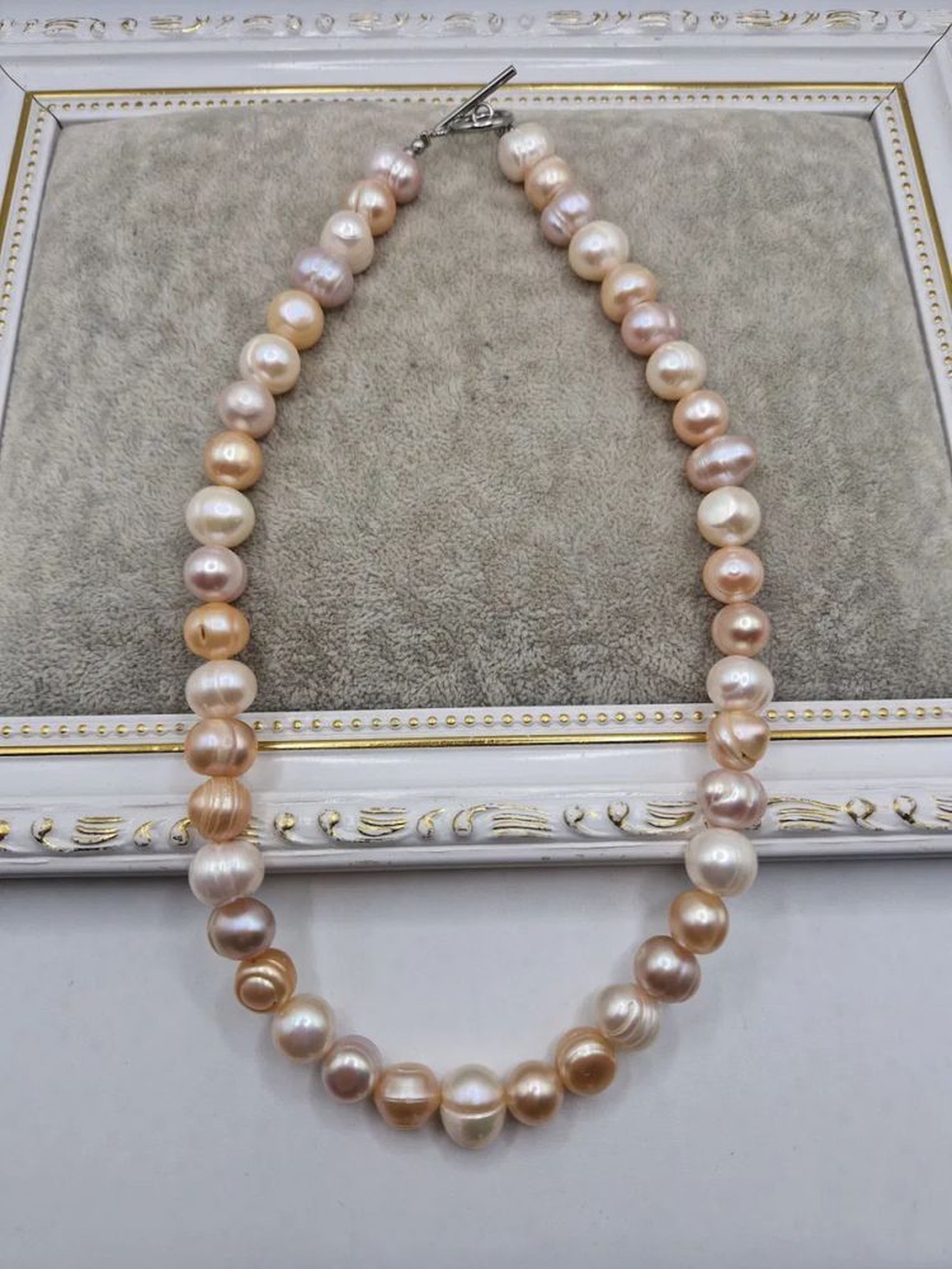 Colier Perle naturale Inox - bijuterii - coliere - coliere din perle - Artynos.ro