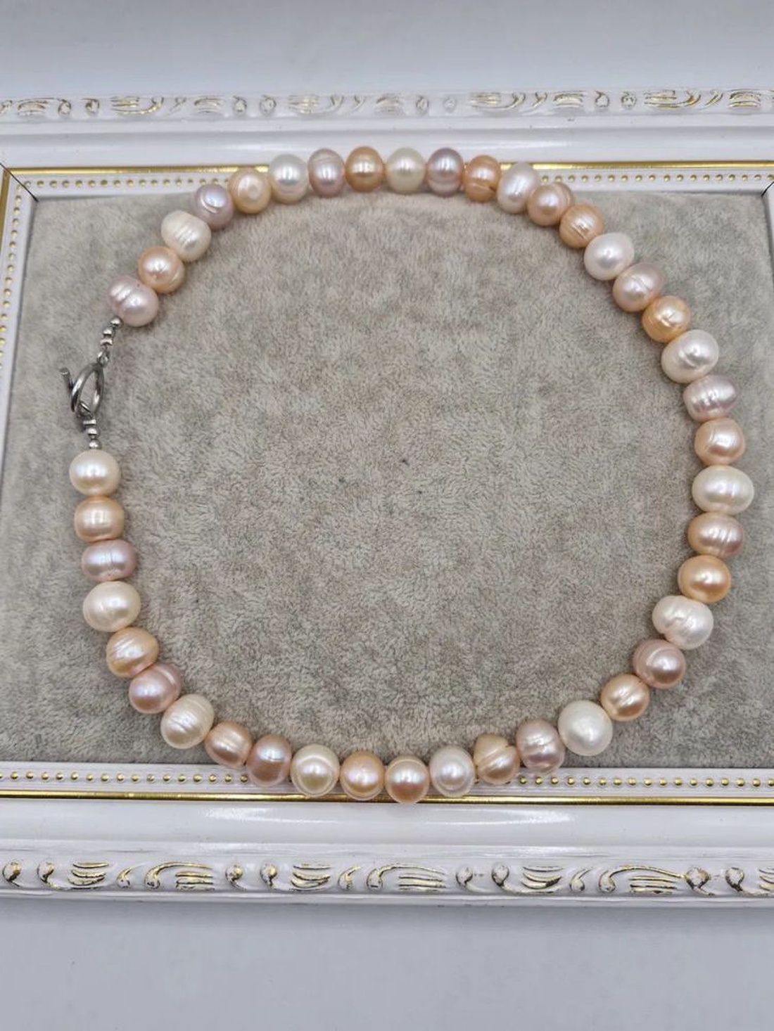 Colier Perle naturale Inox - bijuterii - coliere - coliere din perle - Artynos.ro