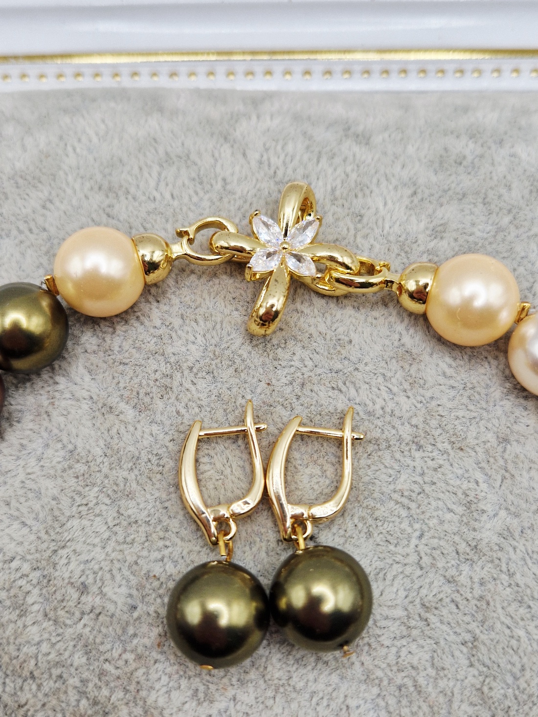 Set Perle tip Mallorca Cubic zirconia - bijuterii - seturi de bijuterii - Artynos.ro