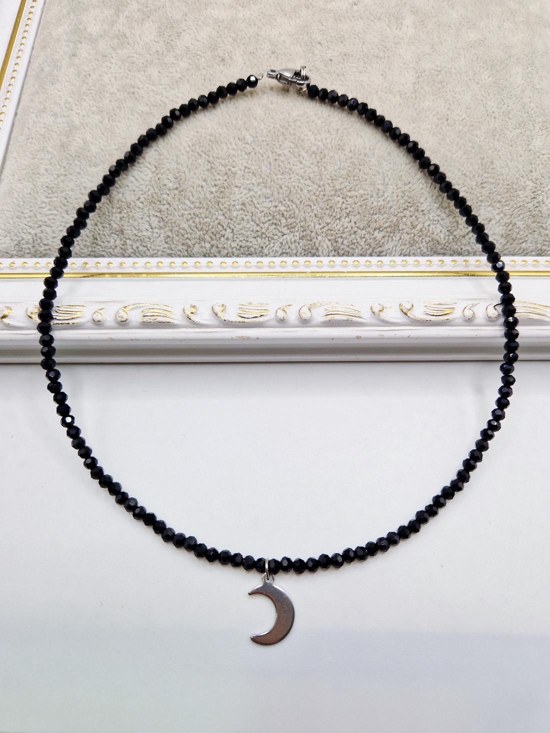 Choker  Cristale  Semiluna - bijuterii - coliere - chockere - Artynos.ro