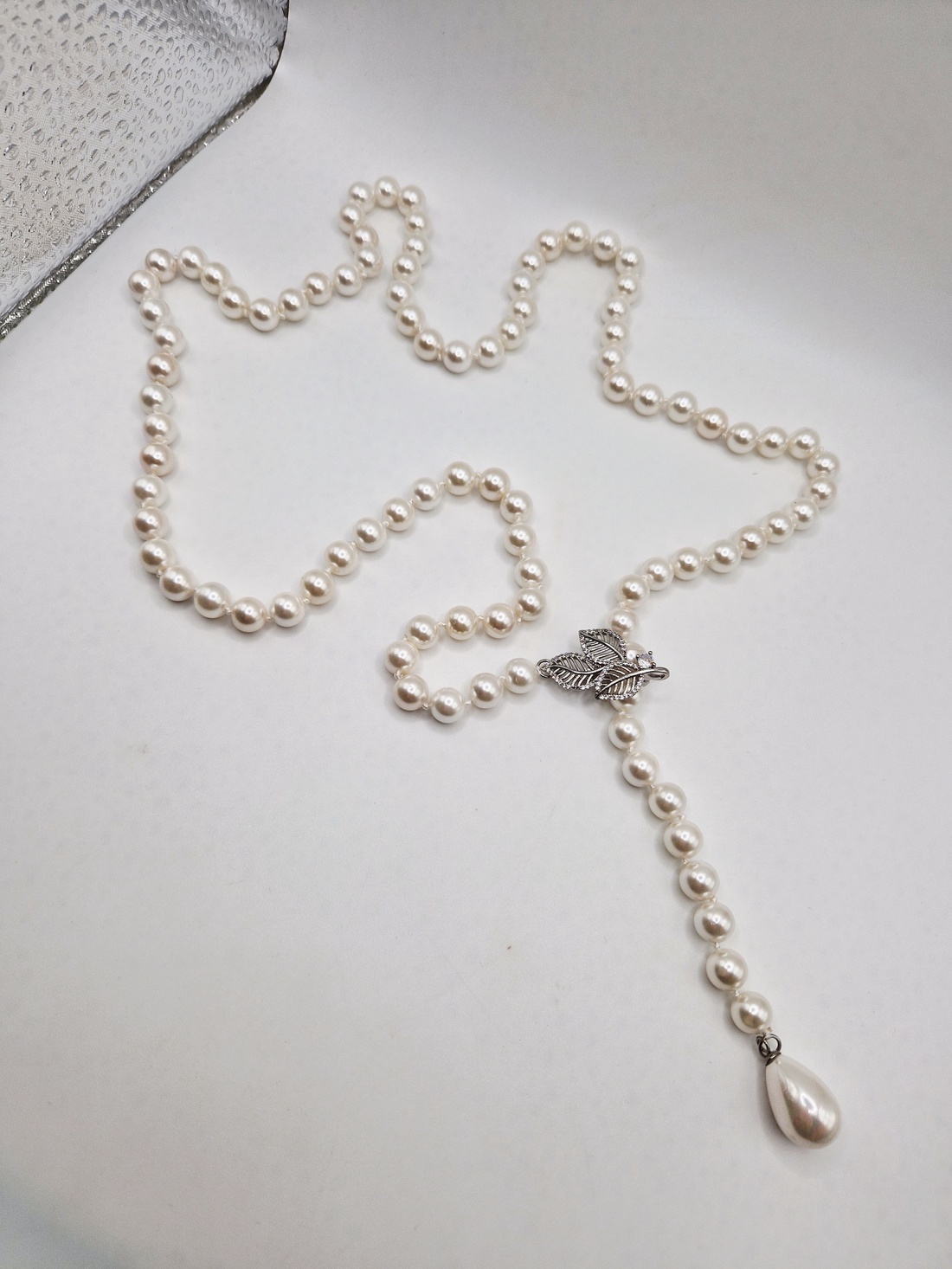 Colier  Lung  Perle tip Mallorca - bijuterii - coliere - coliere din perle - Artynos.ro