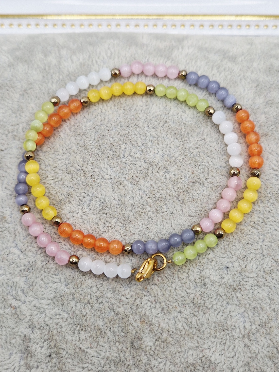 Colier  Ochi de pisica Hematit - bijuterii - coliere - coliere din pietre semiprețioase - Artynos.ro