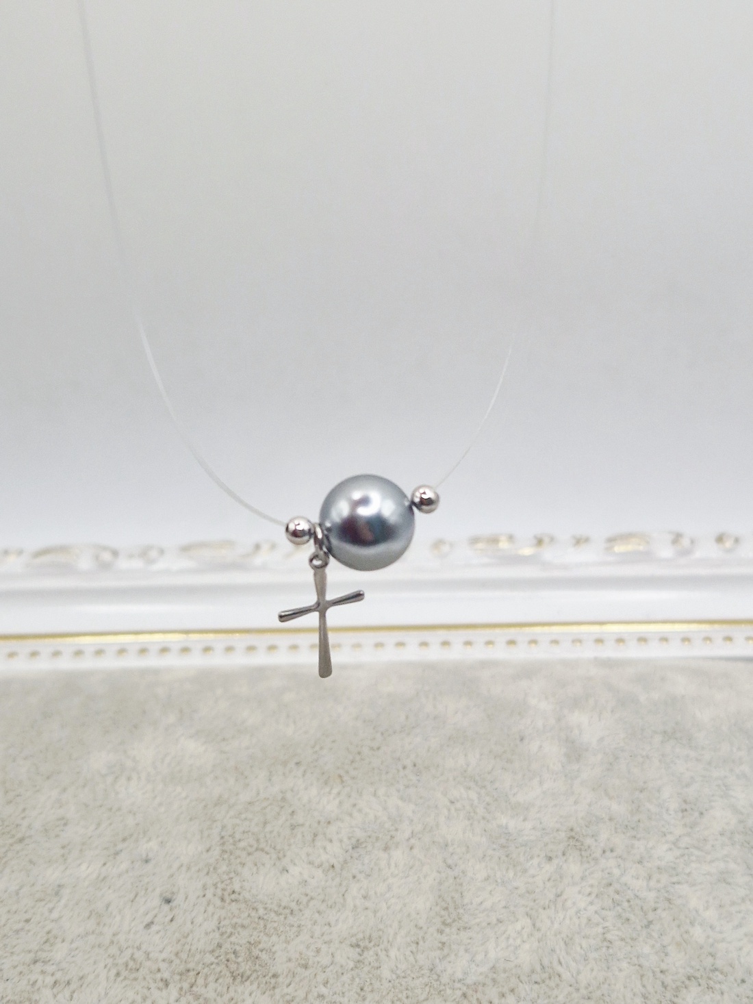 Choker Perle tip Mallorca Argint - bijuterii - coliere - coliere din perle - Artynos.ro