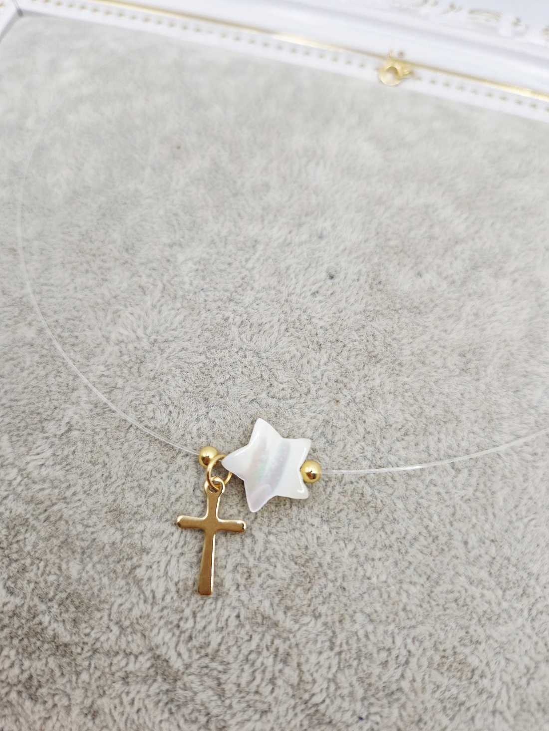 Choker Steluta sidef Argint - bijuterii - coliere - chockere - Artynos.ro