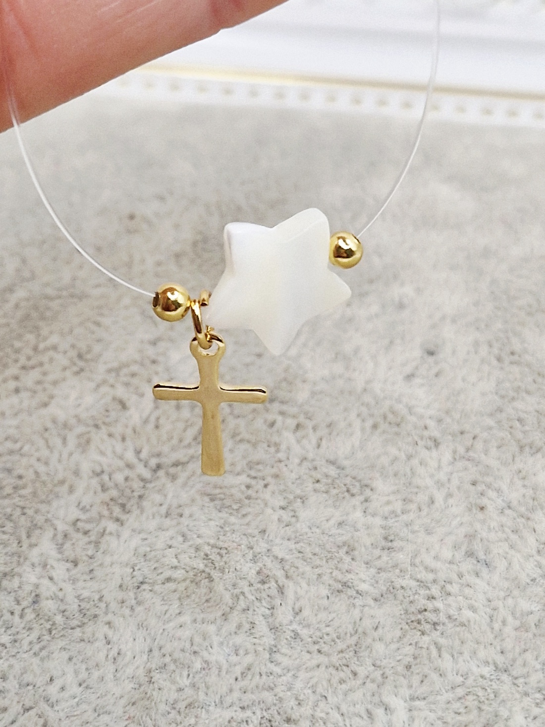 Choker Steluta sidef Argint - bijuterii - coliere - chockere - Artynos.ro