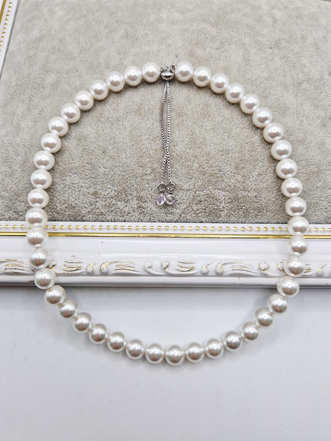 Colier canin Perle tip Mallorca - bijuterii - coliere - coliere din perle - Artynos.ro