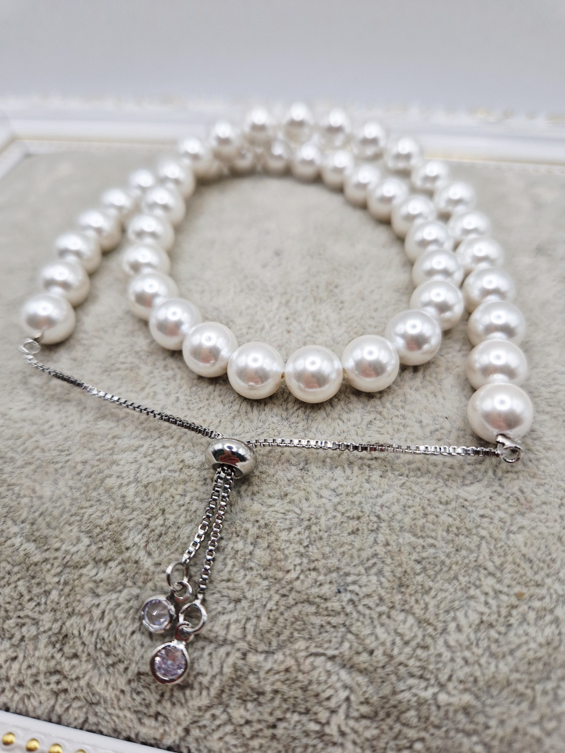 Colier canin Perle tip Mallorca - bijuterii - coliere - coliere din perle - Artynos.ro