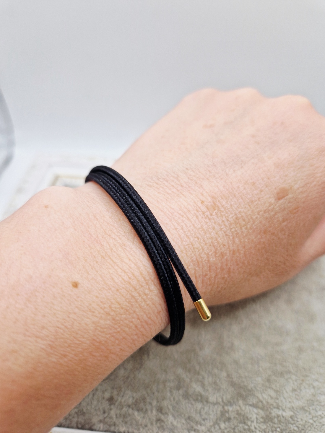 Lucky Rope, Colier magnetic negru - bijuterii - coliere - chockere - Artynos.ro