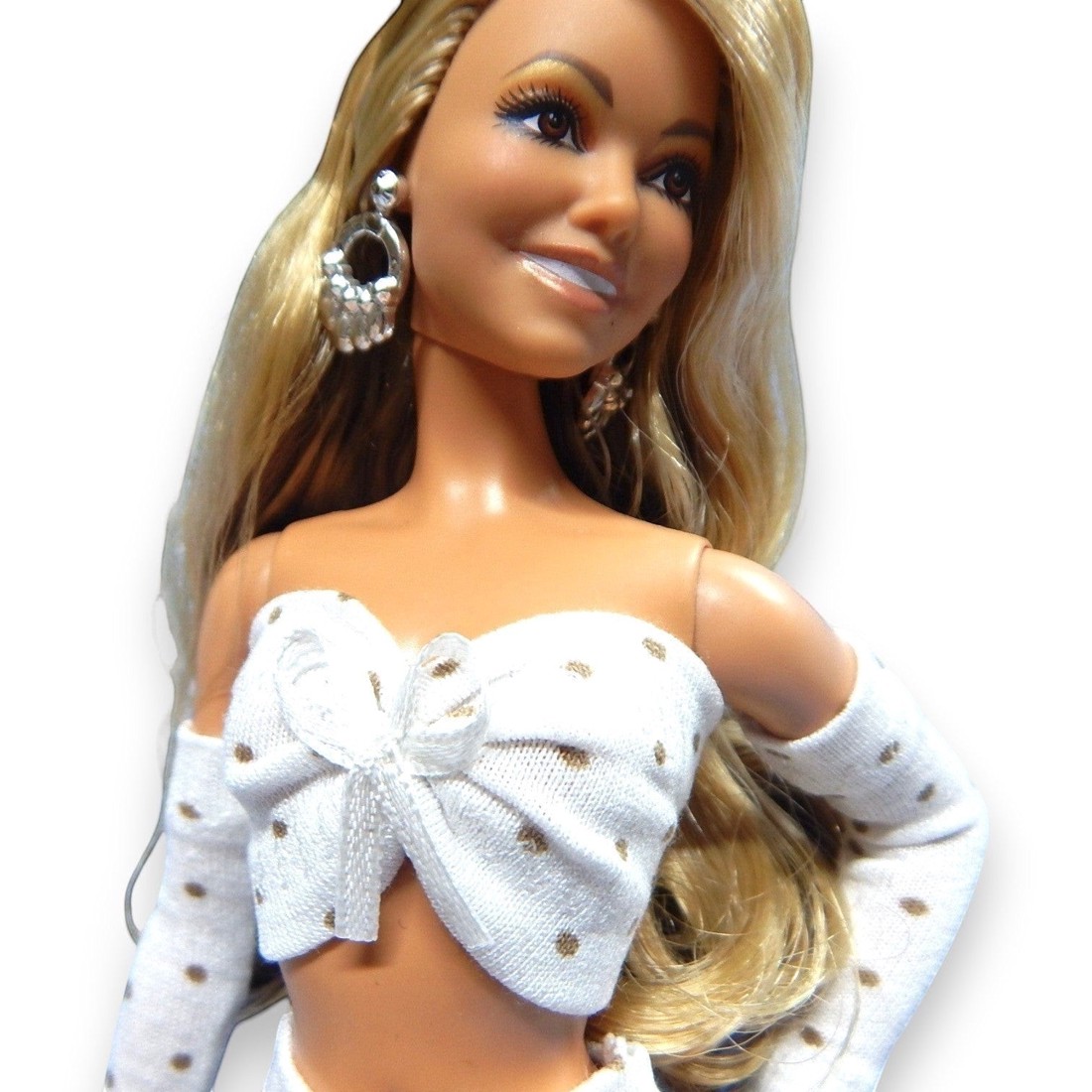 NOU! Fustă asimetrică Vintage Romance cu bluză � rochie pentru păpuși de tip Barbie (a100bp) -  - Artynos.ro
