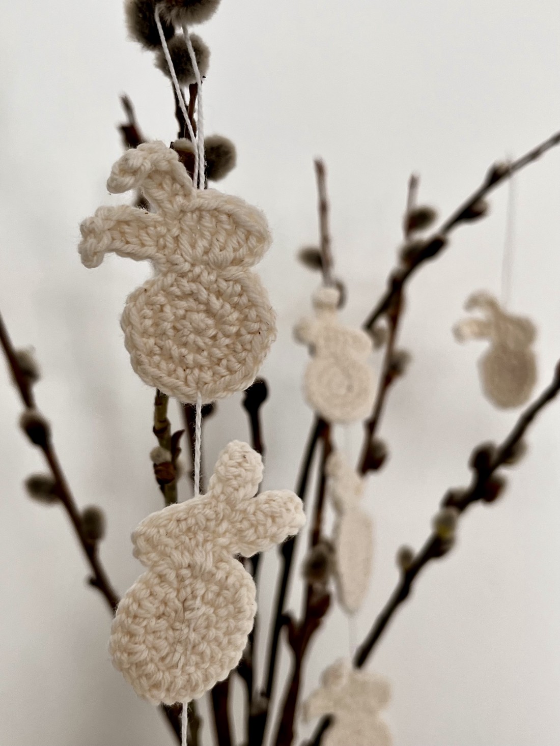 Ornament iepuraș de Paște croșetat -  - Artynos.ro