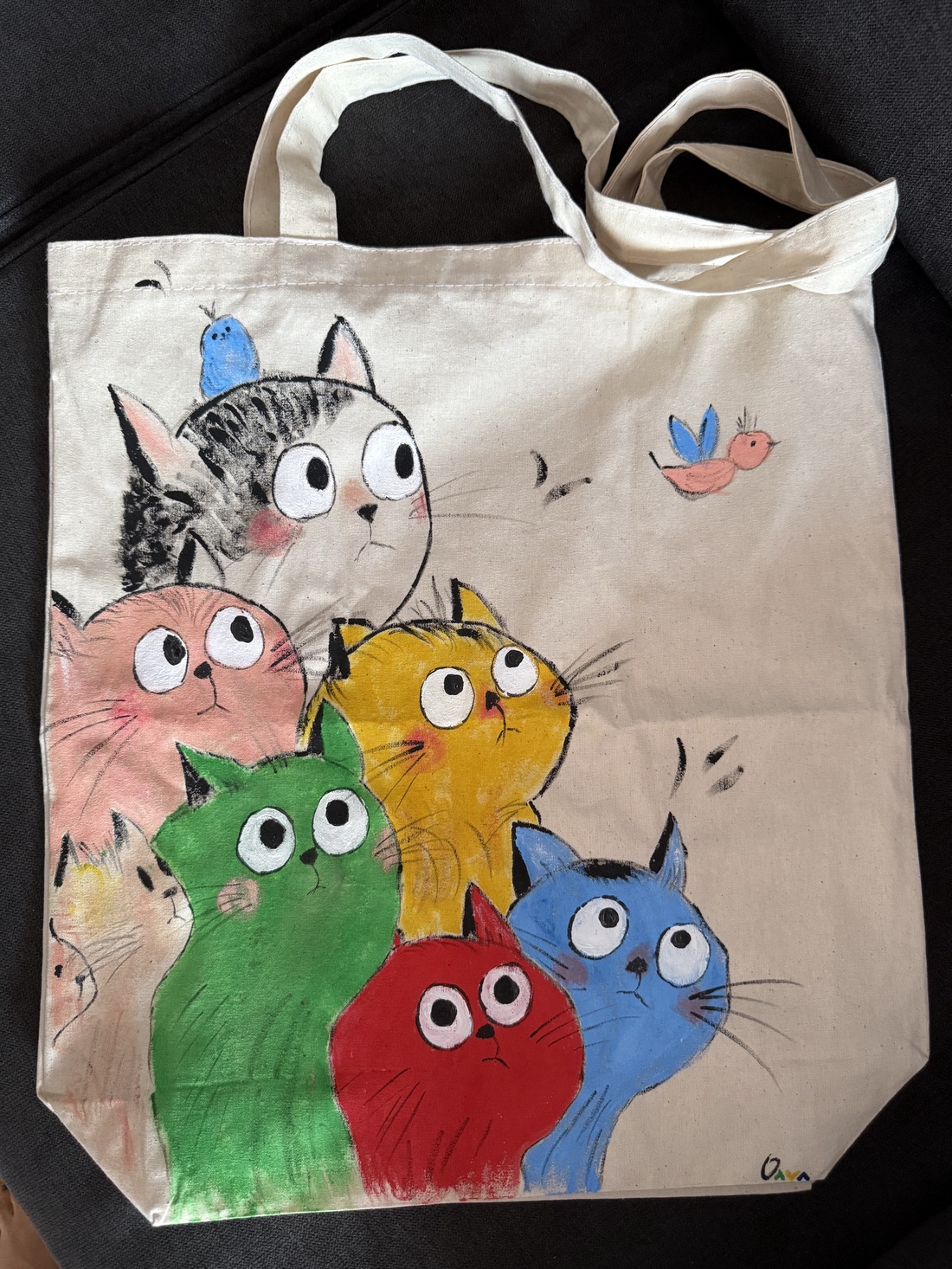 Plăsuță tote pictată manual Pisici - geantă și husă - geantă pentru cumpărături - geantă shopper, geantă tote, geantă textilă - Artynos.ro Plăsuță tote pictată manual Pisici - geantă și husă - geantă pentru cumpărături - geantă shopper, geantă tote, geantă textilă - Artynos.ro