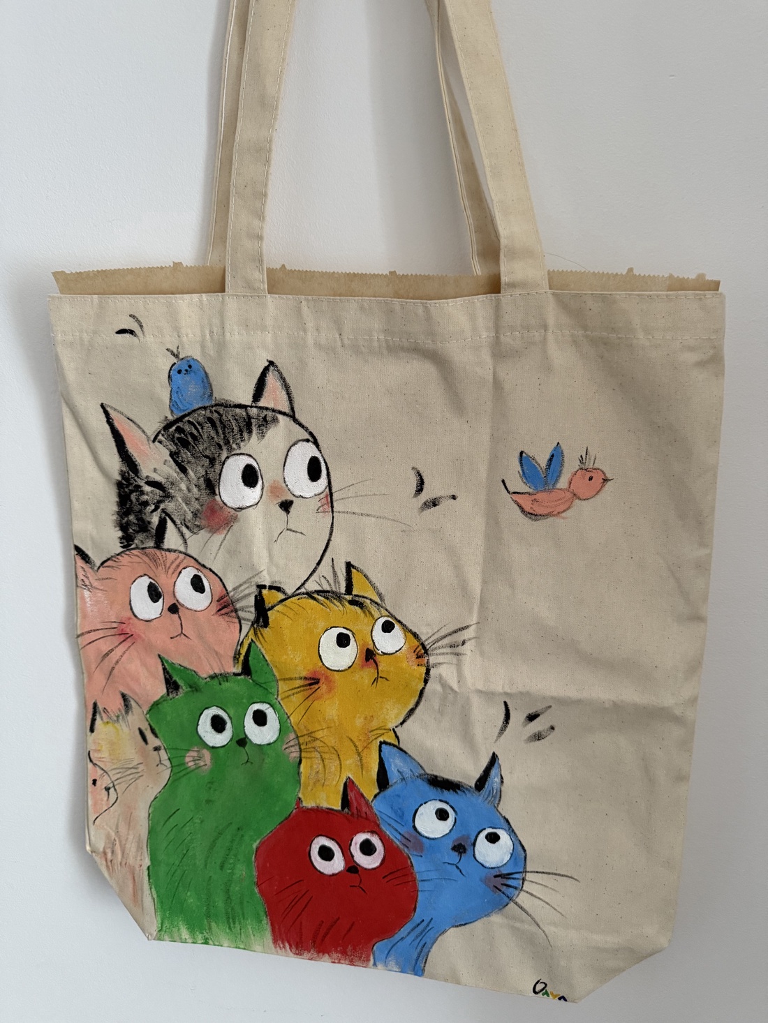 Plăsuță tote pictată manual Pisici - geantă și husă - geantă pentru cumpărături - geantă shopper, geantă tote, geantă textilă - Artynos.ro Plăsuță tote pictată manual Pisici - geantă și husă - geantă pentru cumpărături - geantă shopper, geantă tote, geantă textilă - Artynos.ro