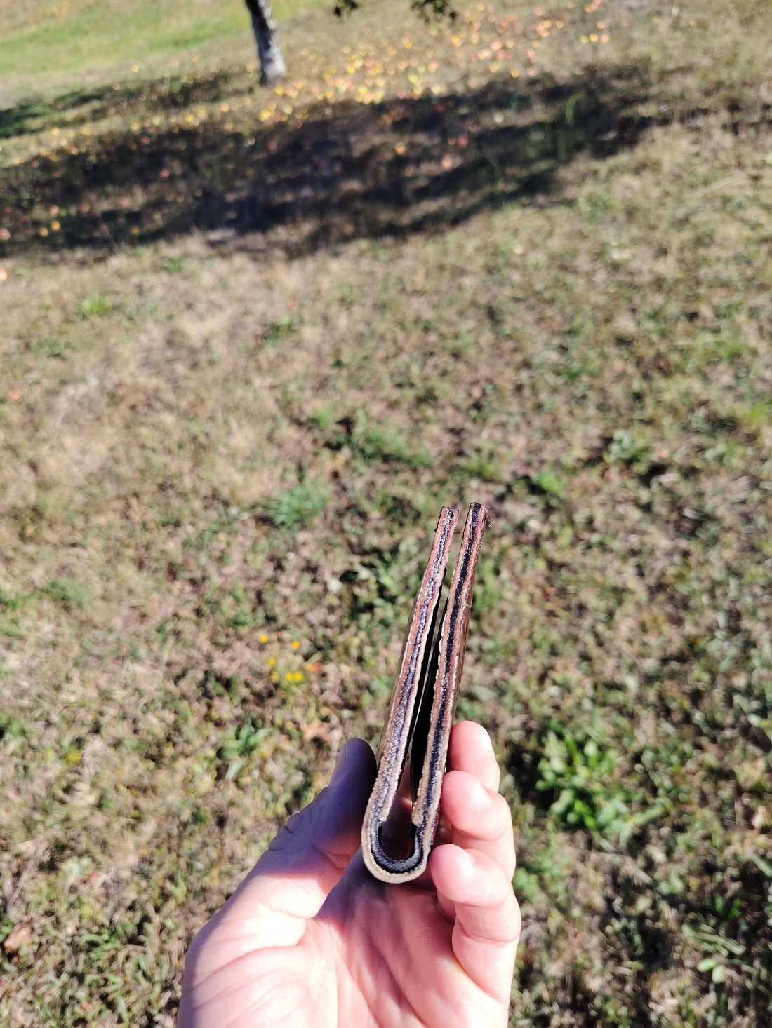 Portofel din piele naturală, lucrat manual, textură crocodil - genți și portofele - portofele, huse, suporturi - portofele - portofel bărbați - Artynos.ro