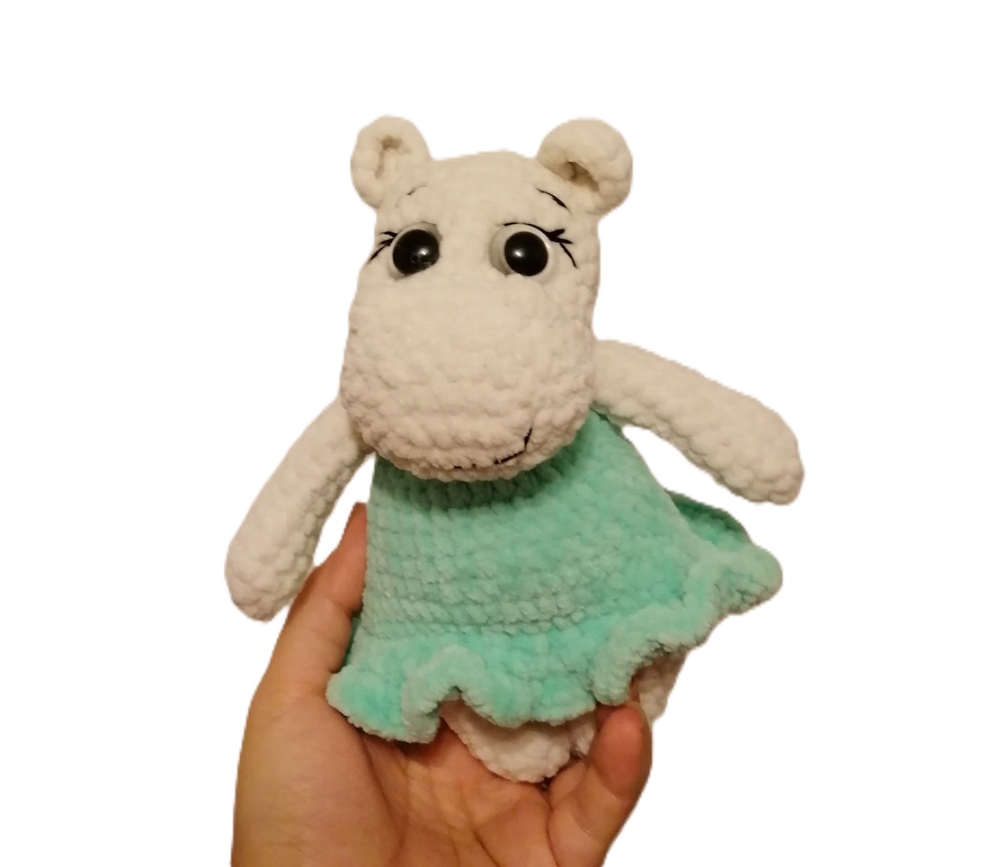 Hipopotămița - jucării și echipamente pentru copii - plușuri - figurine de pluș - Artynos.ro