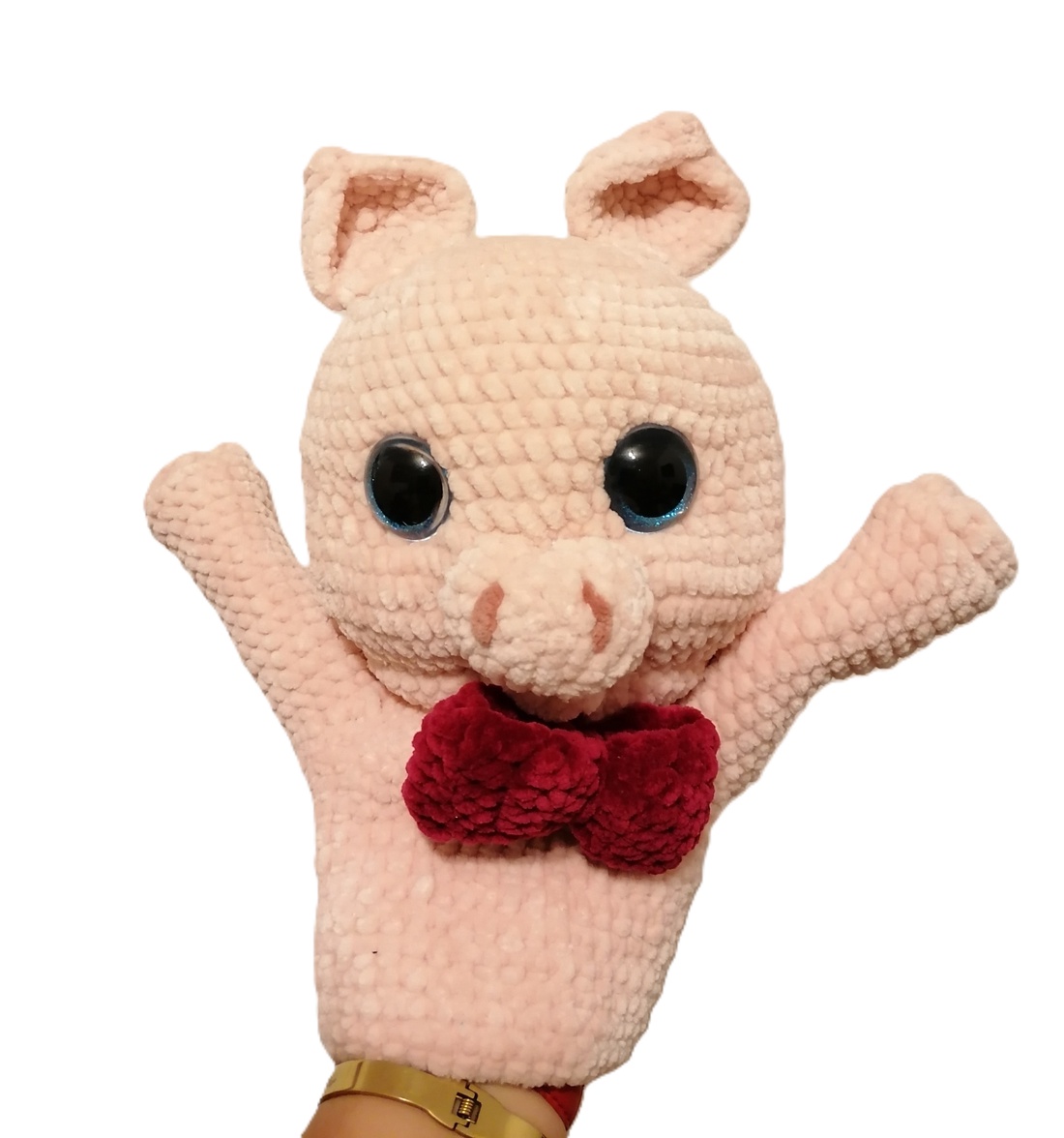 Marioneta Purcelus - jucării și echipamente pentru copii - marionete - mănuși marionete - Artynos.ro