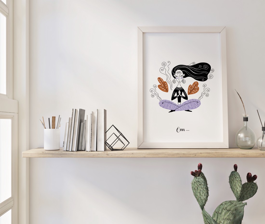 Yoga poster, yoga motivational imagine, yoga studio decor de perete - - Artynos.ro Yoga poster, yoga motivational imagine, yoga studio decor de perete - - Artynos.ro