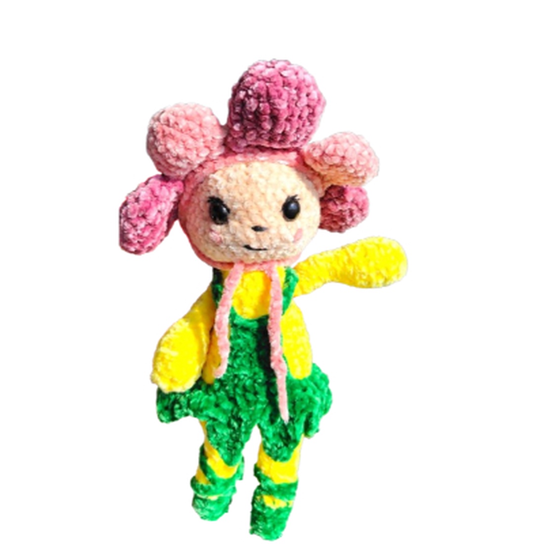 Jucarie de plus crosetata, Baby Flower Ballerina - jucării și echipamente pentru copii - plușuri - păpușă croșetată, păpușă de pluș - Artynos.ro