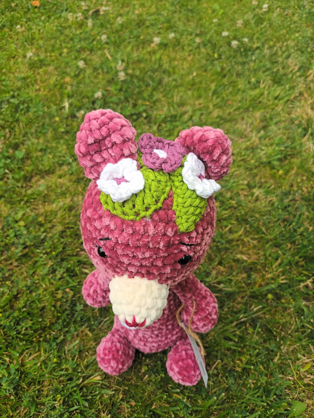 Raspberry, urs amigurumi -  - Artynos.ro