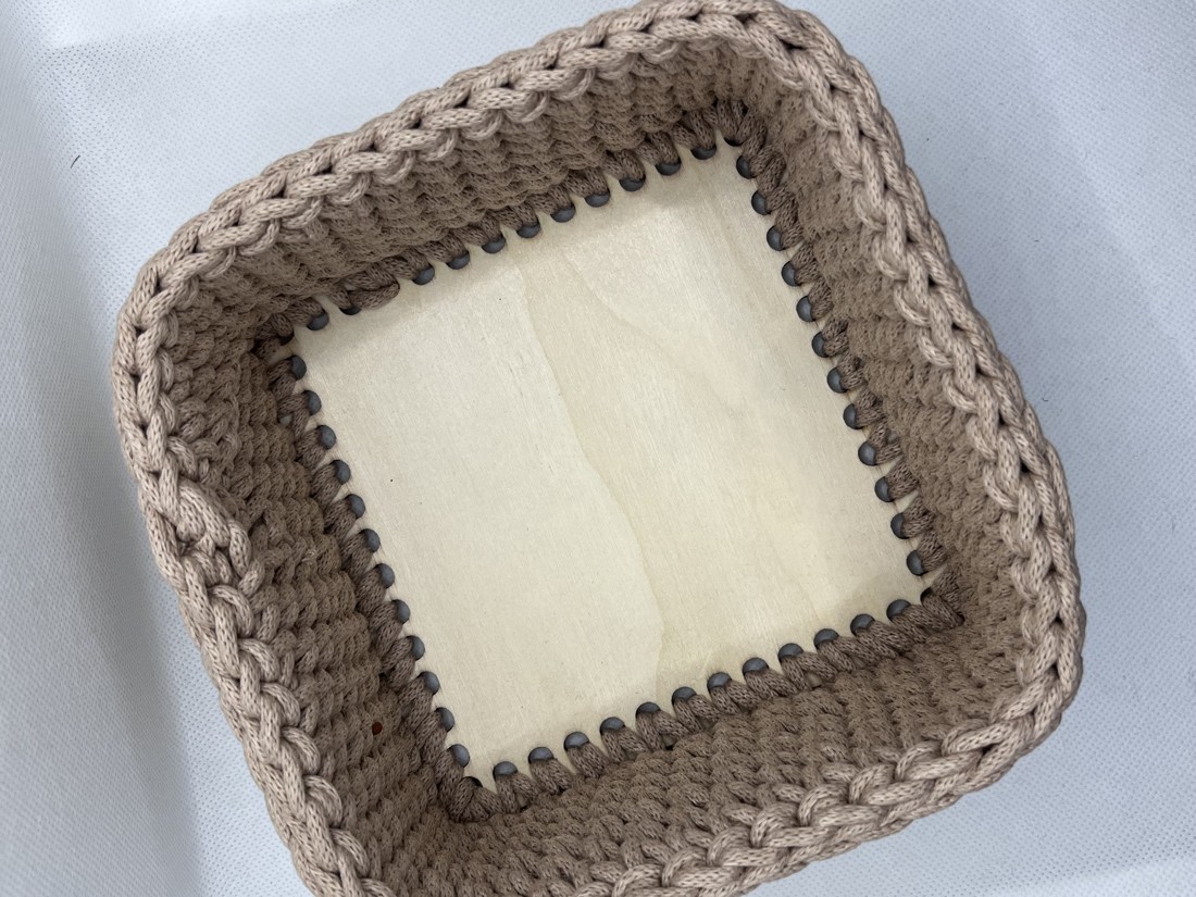 Coș pătrat pe bază de lemn - casă & stil de viață - materiale de depozitare și sortare - coșuri depozitare - Artynos.ro