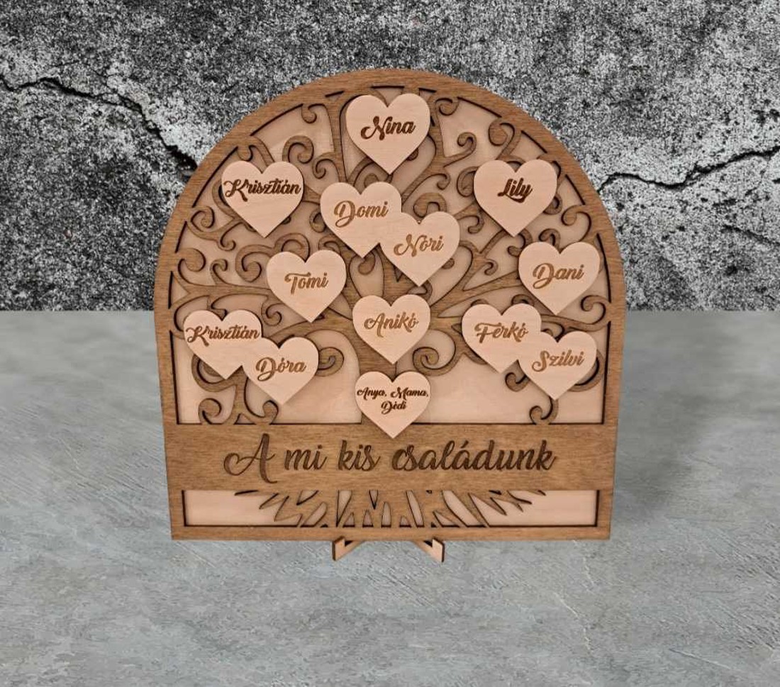 Panou pentru arborele genealogic cu suport -  - Artynos.ro