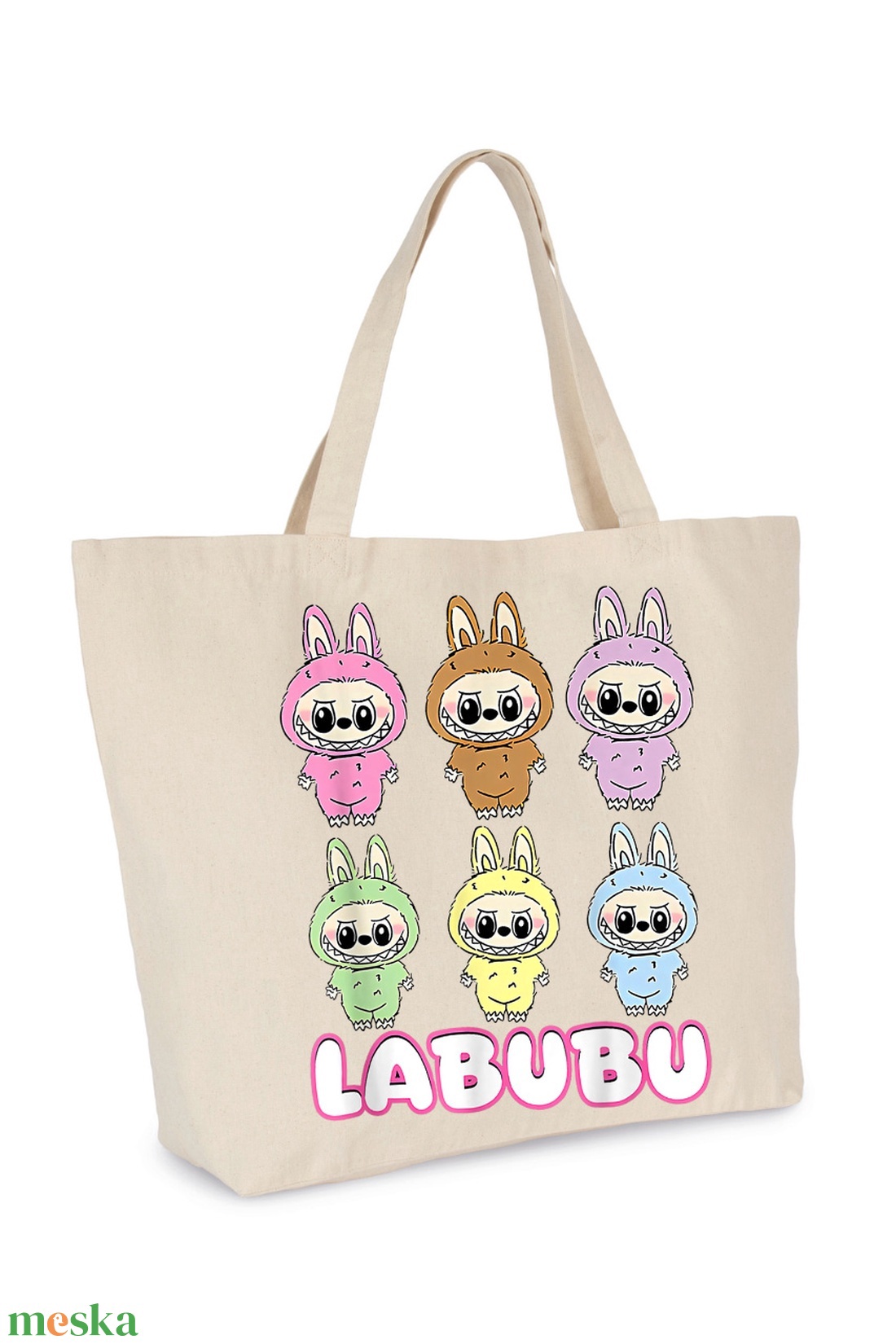 Labubu strandtáska - geantă și husă - geantă pentru cumpărături - geantă shopper, geantă tote, geantă textilă - Artynos.ro Labubu strandtáska - geantă și husă - geantă pentru cumpărături - geantă shopper, geantă tote, geantă textilă - Artynos.ro