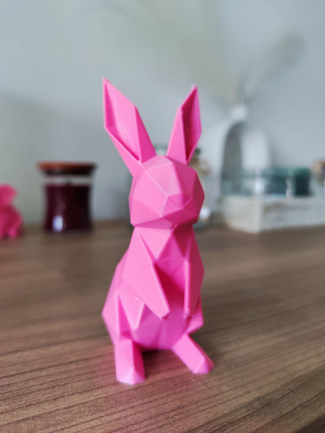 Figurină modernă de iepure în stil origami � înălțime 10 cm -  - Artynos.ro