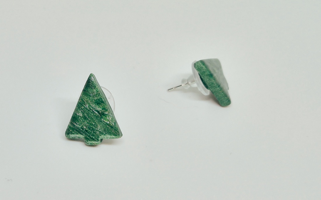 Cercei braduti mici 1 - bijuterii - cercei - cercei cu figurine - Artynos.ro