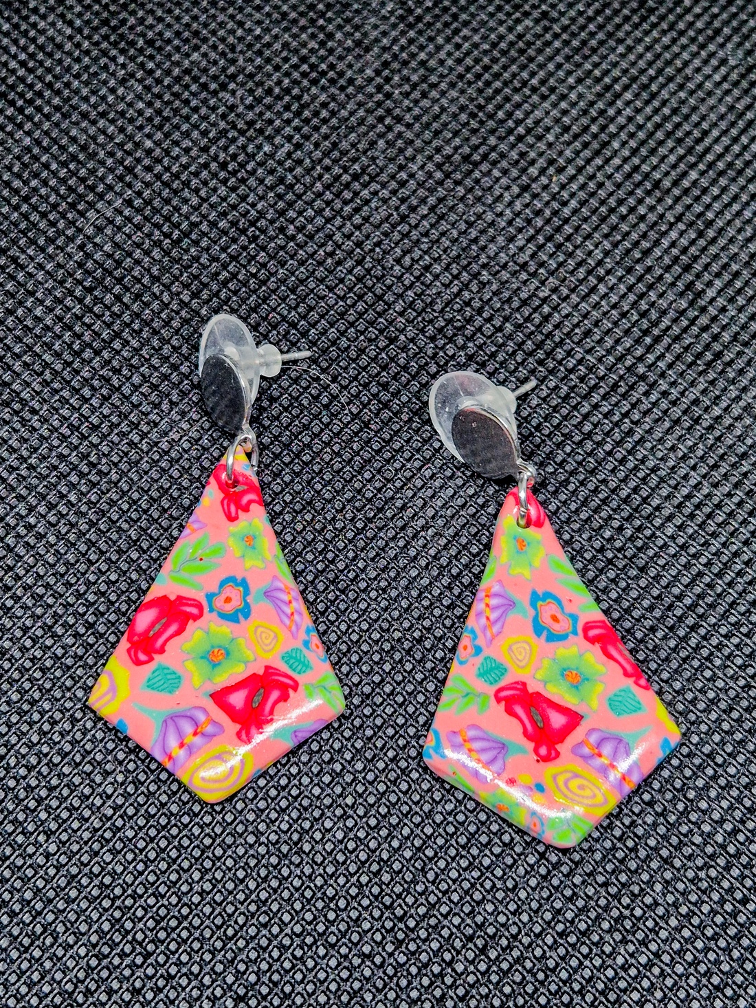 Cercei Cravată cu flori - bijuterii - cercei - cercei lungi - Artynos.ro