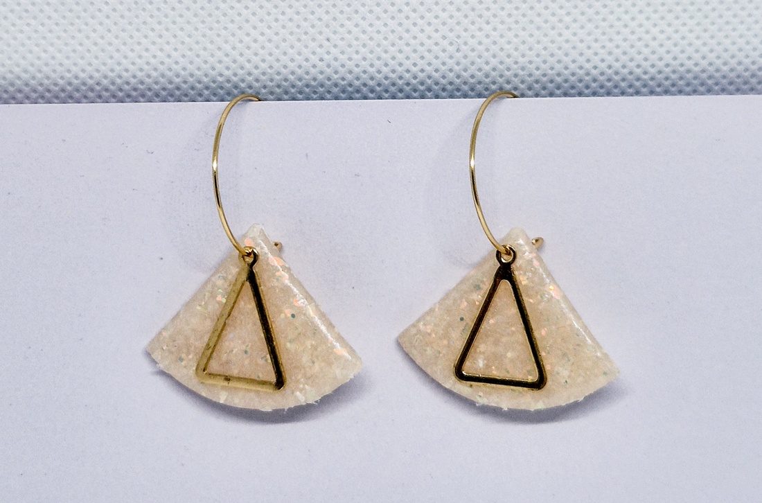 Cercei sclipicioși - bijuterii - cercei - cercei hoops - Artynos.ro