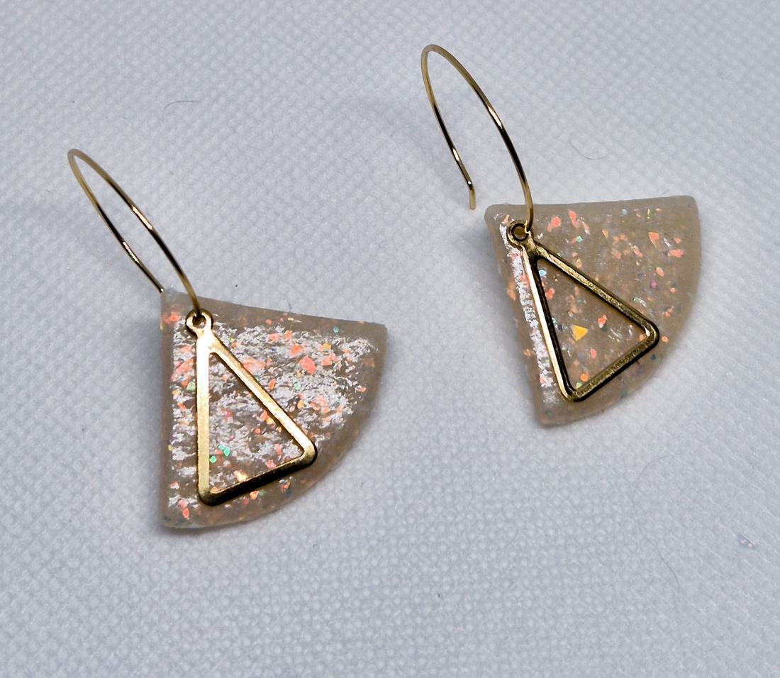 Cercei sclipicioși - bijuterii - cercei - cercei hoops - Artynos.ro