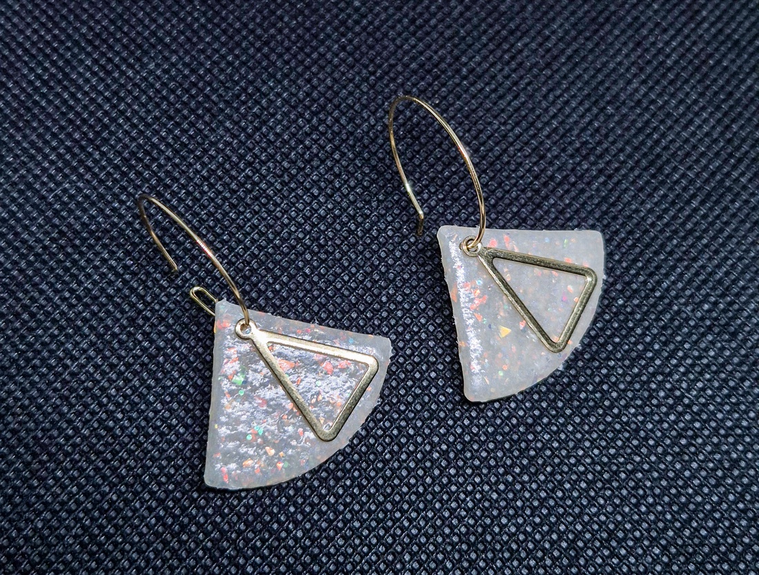 Cercei sclipicioși - bijuterii - cercei - cercei hoops - Artynos.ro