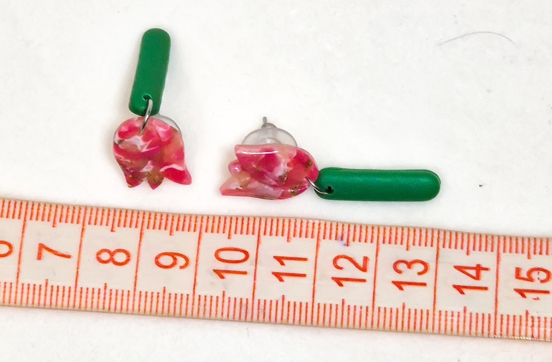 Cercei Lalele - bijuterii - cercei - cercei lungi - Artynos.ro