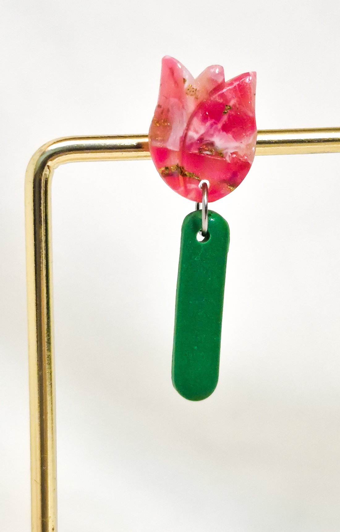 Cercei Lalele - bijuterii - cercei - cercei lungi - Artynos.ro