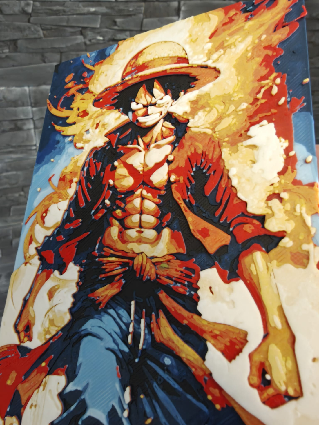 Tablou 3D / Luffy / One Piece - casă & stil de viață - decorațiuni de casă - picturi murale - postere - Artynos.ro