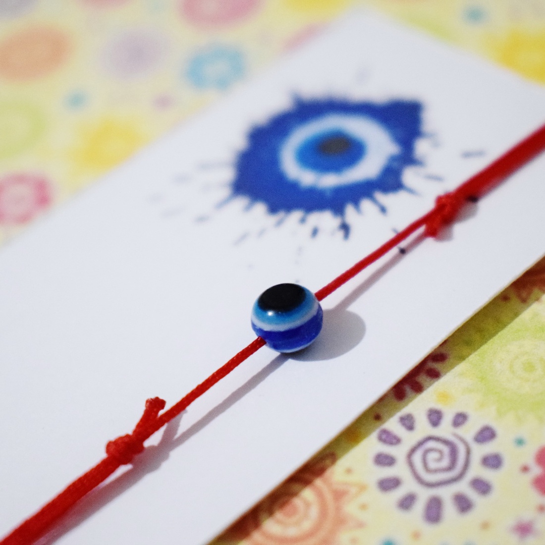 Bratara evil eye, bratara antideochi, bratara martisor          - bijuterii - brățări - brățări din mărgele - Artynos.ro