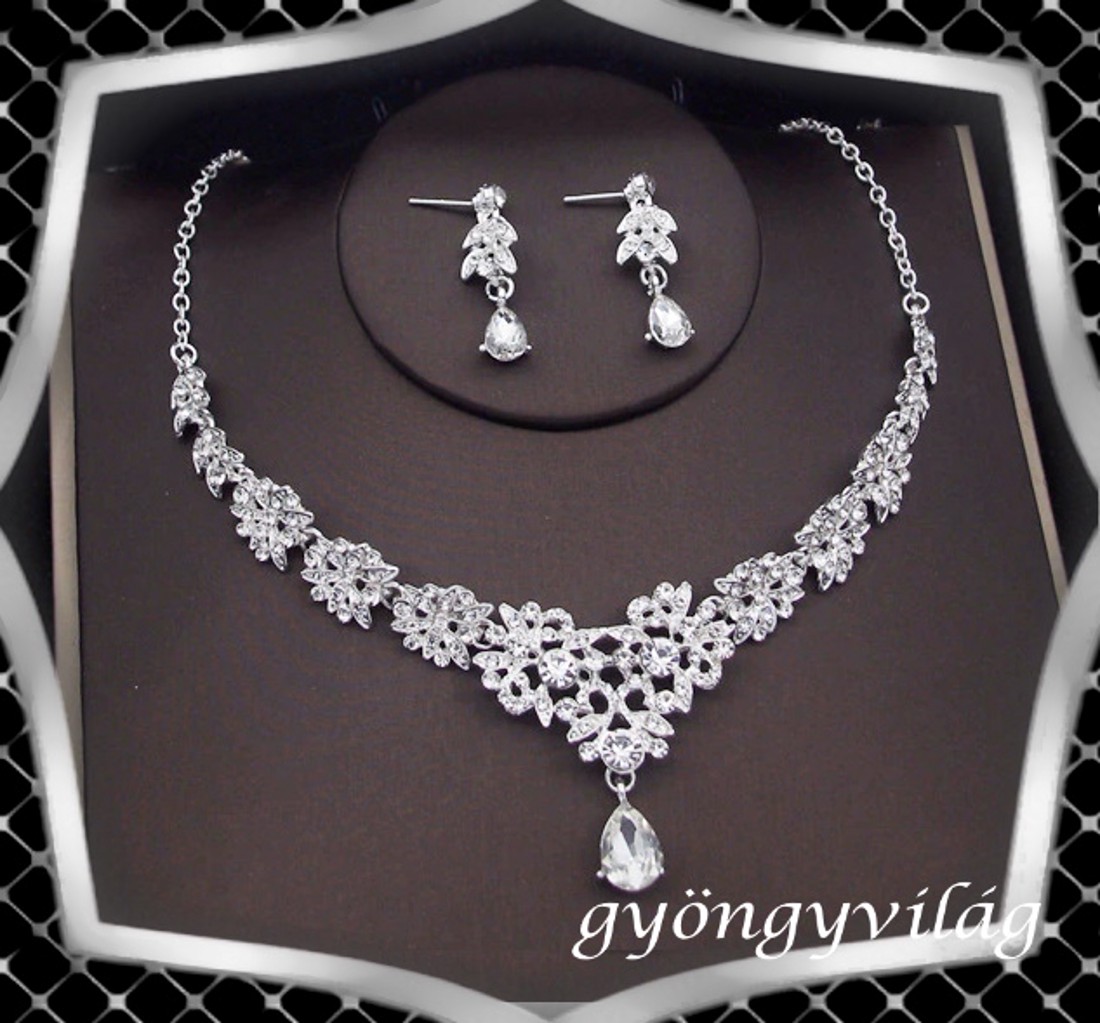 Seturi de bijuterii: set de bijuterii pentru nuntă, mireasă, casual + diademă ES-SZT28-1 - accesorii nuntă - ornamente de păr de nuntă - coroană de cap mireasă - Artynos.ro Seturi de bijuterii: set de bijuterii pentru nuntă, mireasă, casual + diademă ES-SZT28-1 - accesorii nuntă - ornamente de păr de nuntă - coroană de cap mireasă - Artynos.ro