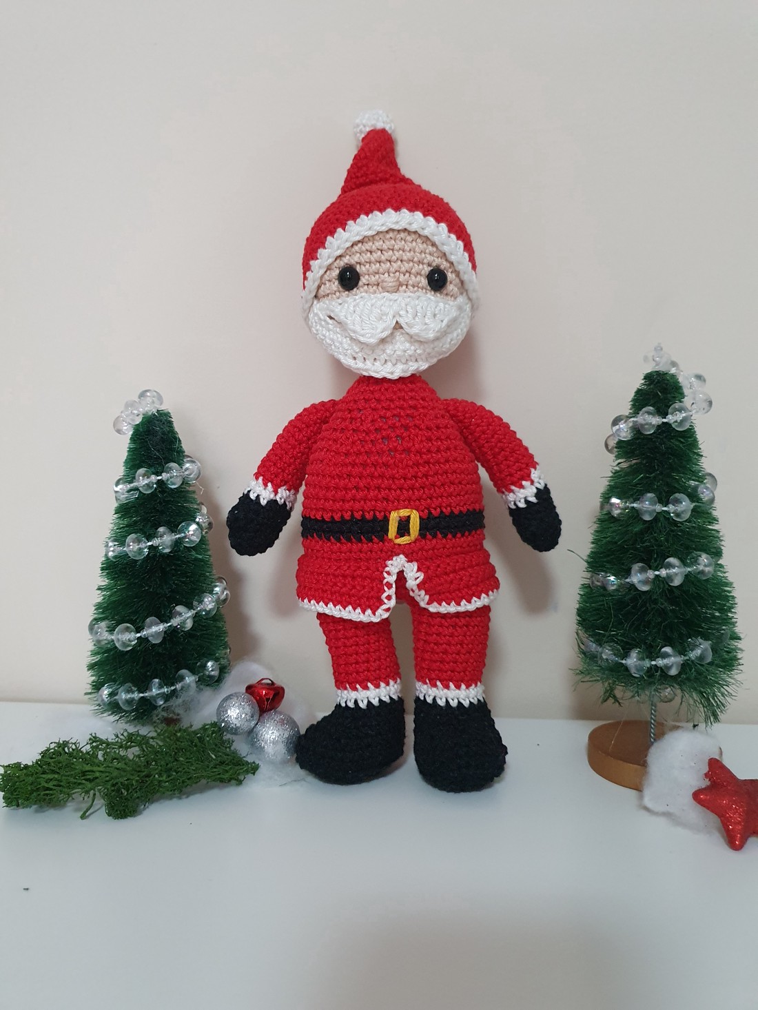 Croșetat Santa Claus - jucării și echipamente pentru copii - plușuri - personaje de basm din pluș - Artynos.ro