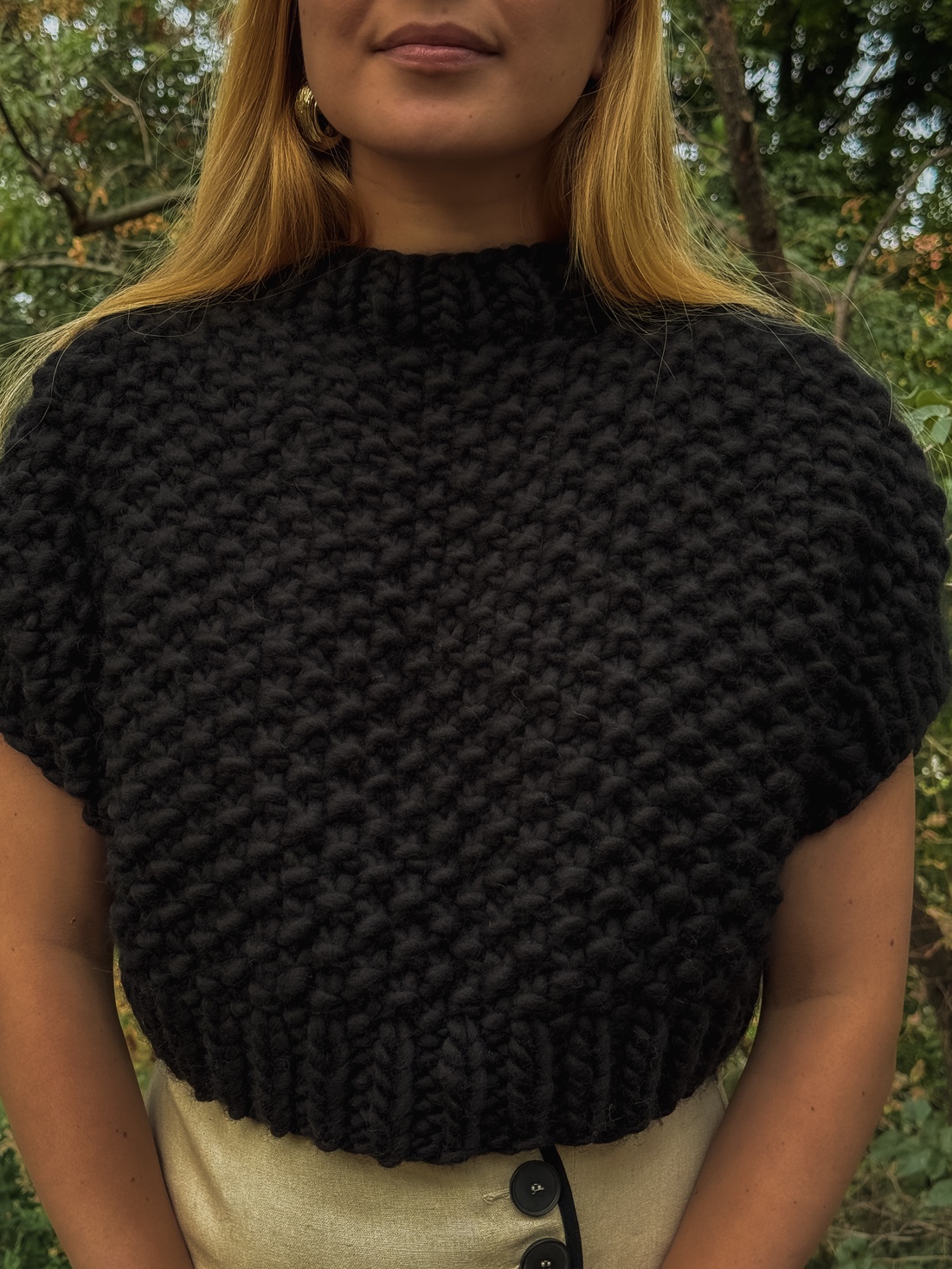 Darling Crop Wool Top - îmbrăcăminte și modă - haine damă - bluze damă - Artynos.ro