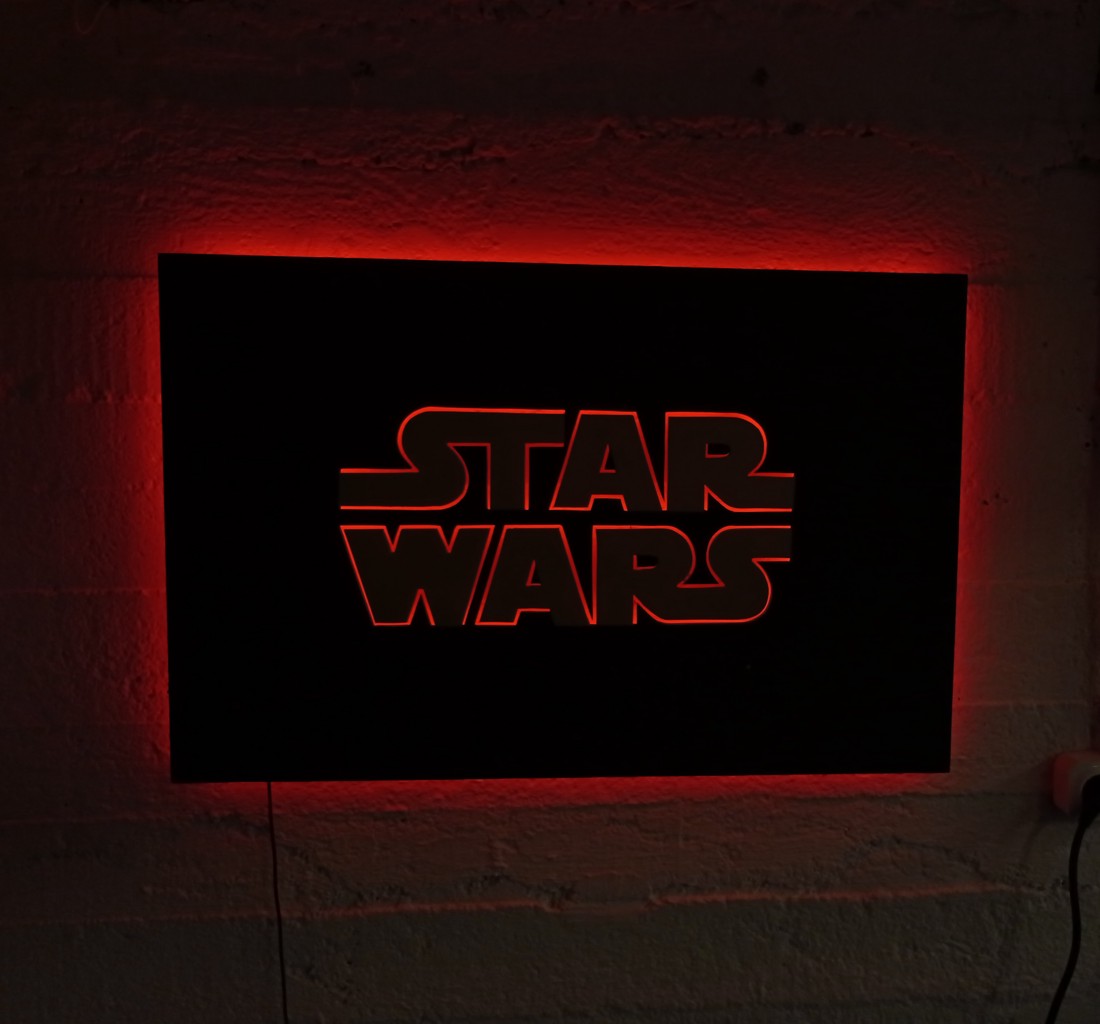 Star Wars perete mural iluminat - - Artynos.ro Star Wars perete mural iluminat - - Artynos.ro