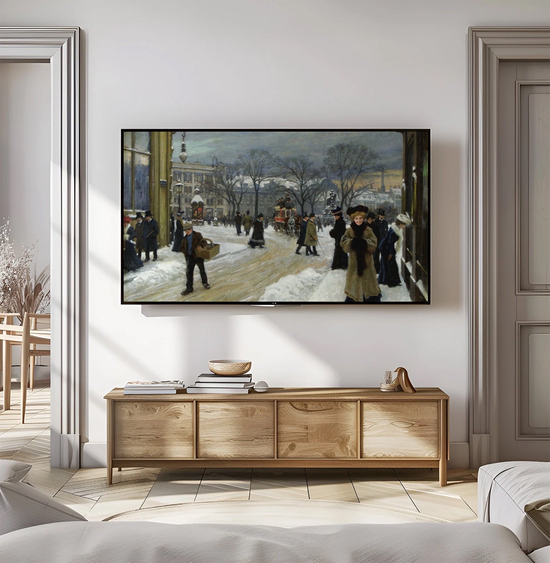 Paul Fischer pictură, decorațiuni de Crăciun, Samsung The Frame TV imagine, digital - - Artynos.ro Paul Fischer pictură, decorațiuni de Crăciun, Samsung The Frame TV imagine, digital - - Artynos.ro