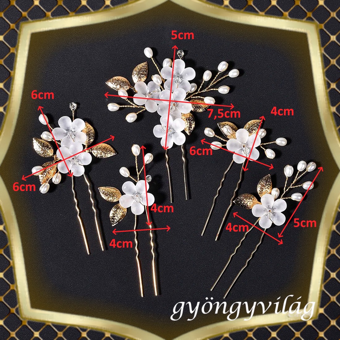 Bijuterii, ornamente de păr, catarame de păr: nuntă, mireasă, ornamente de păr casual, ES-H-SZ15A set de 5 - - Artynos.ro Bijuterii, ornamente de păr, catarame de păr: nuntă, mireasă, ornamente de păr casual, ES-H-SZ15A set de 5 - - Artynos.ro