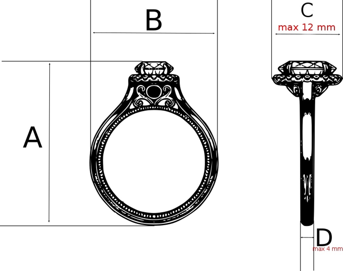 Cutie pentru inele de logodnă � Frida -  - Artynos.ro
