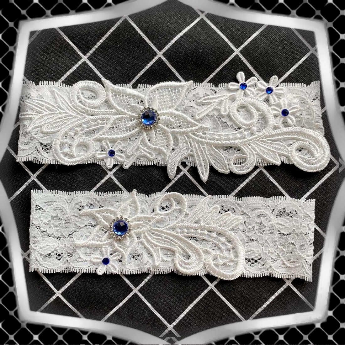 Nuntă, set de jartiere pentru mireasă ES-HK2-09 fsk - accesorii nuntă - accesorii de nuntă - jartiere mirese - Artynos.ro Nuntă, set de jartiere pentru mireasă ES-HK2-09 fsk - accesorii nuntă - accesorii de nuntă - jartiere mirese - Artynos.ro