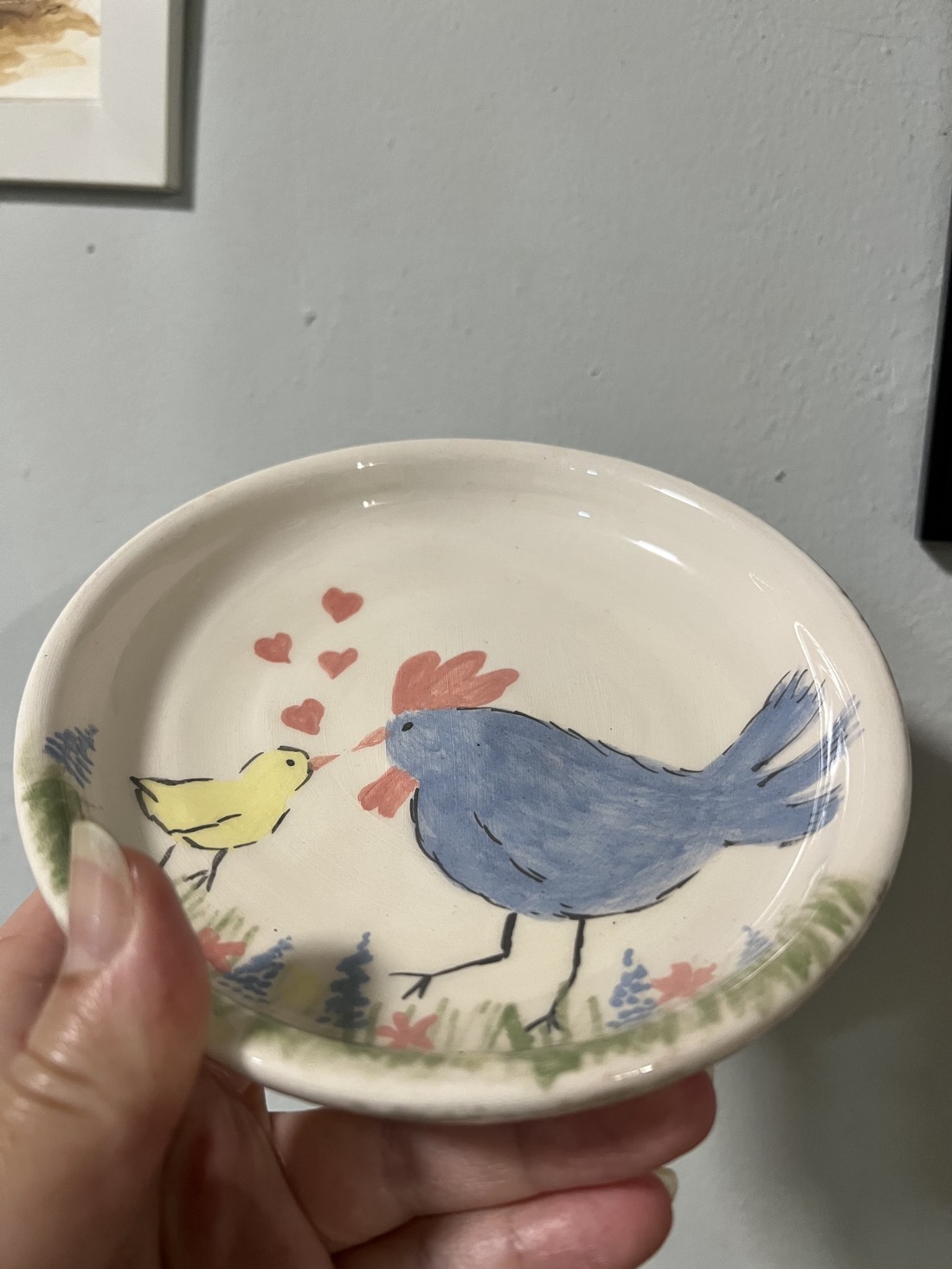 Farfurie de desert din ceramică Micul dejun la țară -  - Artynos.ro