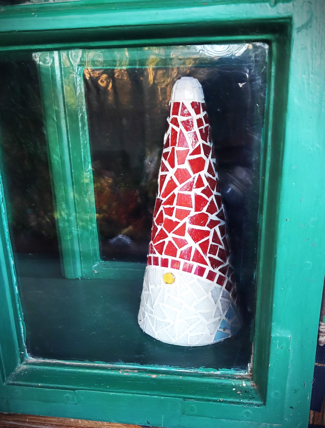 Mozaic Moș Crăciun decor - decorațiuni de Crăciun realizate manual pentru interior și exterior - crăciun - cadouri de moș crăciun - cadouri de moș crăciun - Artynos.ro