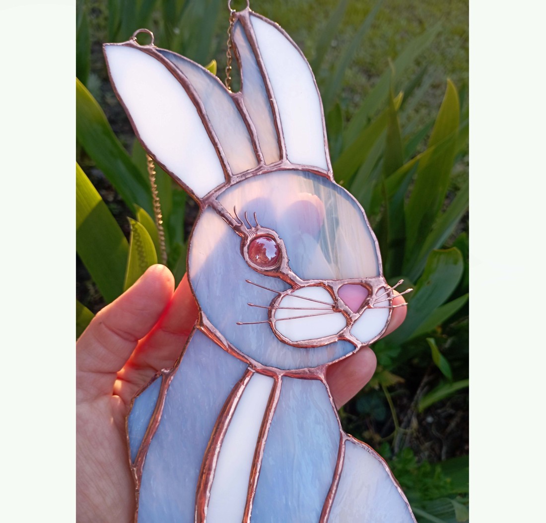 Paște Bunny urechi soare catcher pentru fereastră - - Artynos.ro Paște Bunny urechi soare catcher pentru fereastră - - Artynos.ro