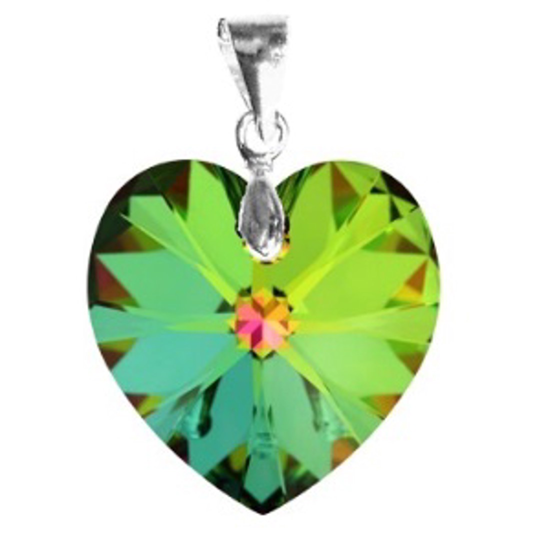 Swarovski cristal pandantiv -18mm AB inima în mai multe culori - - Artynos.ro Swarovski cristal pandantiv -18mm AB inima în mai multe culori - - Artynos.ro