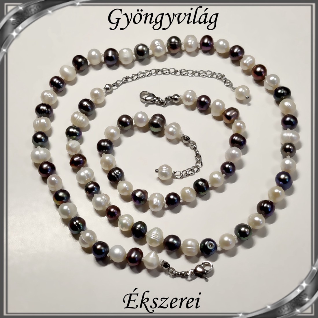 Set colier-rățară cu perle Sweetwater cu închidere din oțel inoxidabil SSZ-NA-IG02 - - Artynos.ro Set colier-rățară cu perle Sweetwater cu închidere din oțel inoxidabil SSZ-NA-IG02 - - Artynos.ro